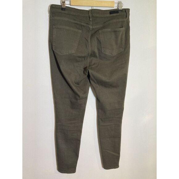 Kut from the Kloth Women's 12 High Rise Ankle Skinny Jeans Green - Picture 5 of 7